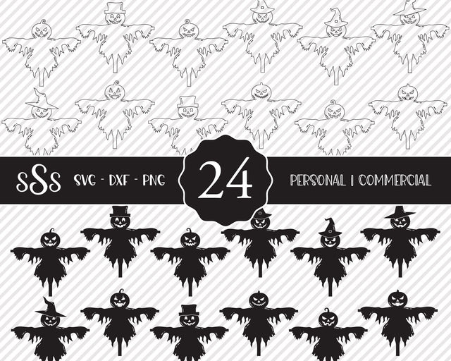 Scarecrow Bundle | Halloween SVG SVG Texas Southern Cuts 