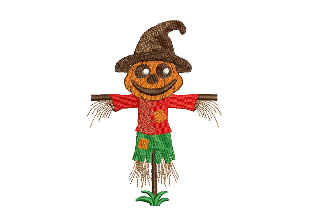 Scarecrow embroidery design, Halloween Embroidery Design, Fall ...