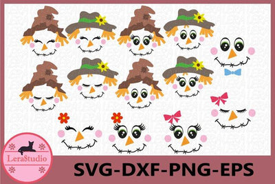 Scarecrow Face SVG SVG Lerastudio 