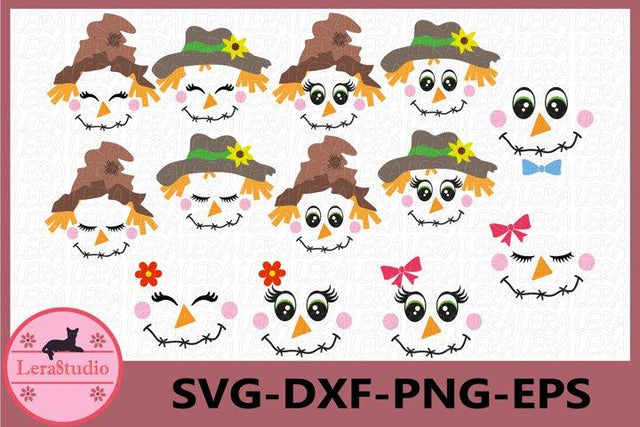 Scarecrow Face SVG SVG Lerastudio 