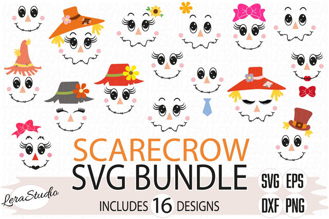 Scarecrow Face Svg SVG Lerastudio 