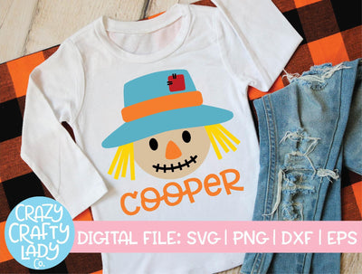 Scarecrow | Fall SVG Cut File SVG Crazy Crafty Lady Co. 
