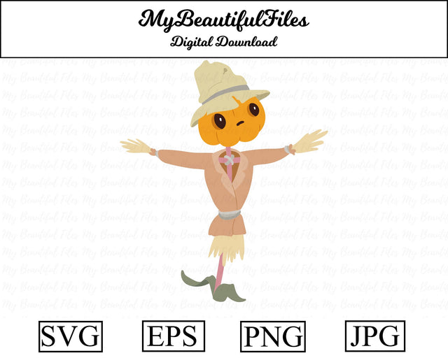 Scarecrow - Halloween SVG MyBeautifulFiles 