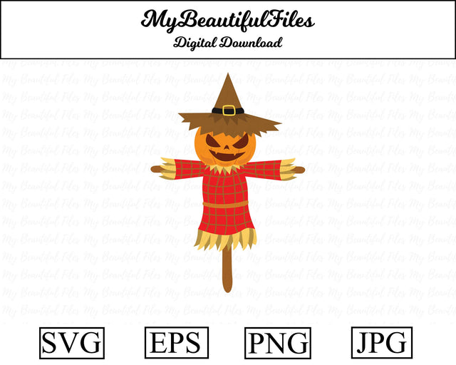 scarecrow - halloween SVG MyBeautifulFiles 