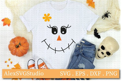 Scarecrow, Halloween, Svg, Scarecrow Face SVG AlexSVGStudio 