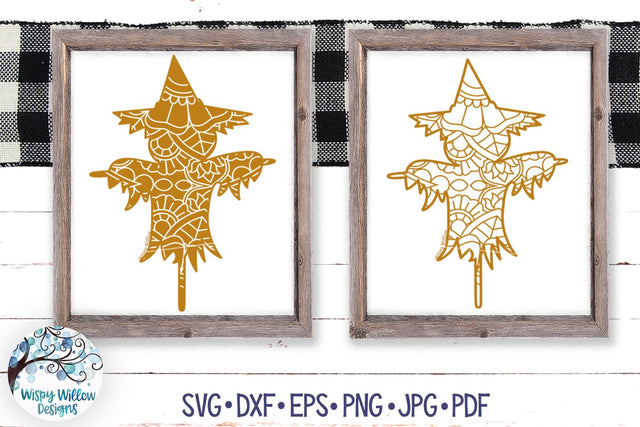 Scarecrow Mandala SVG SVG Wispy Willow Designs 