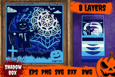 Scarecrow Shadow Box Svg SVG SvgOcean 