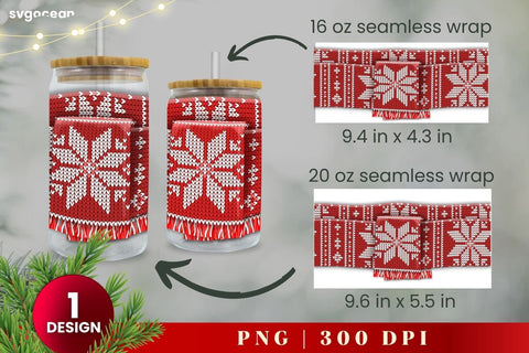 Scarf Can Glass Bundle | Christmas | Libbey Glass SVG SvgOcean 