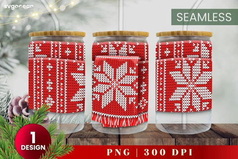 Scarf Can Glass Bundle | Christmas | Libbey Glass SVG SvgOcean 
