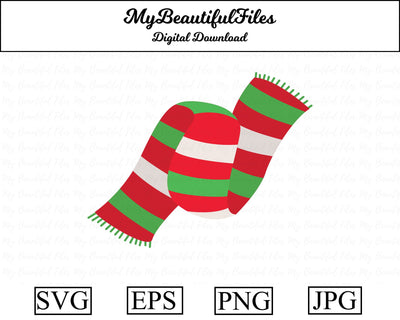 scarf - christmas SVG MyBeautifulFiles 