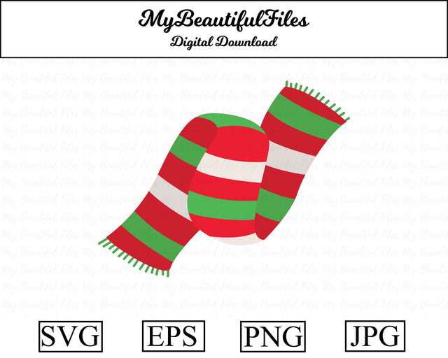 scarf - christmas SVG MyBeautifulFiles 