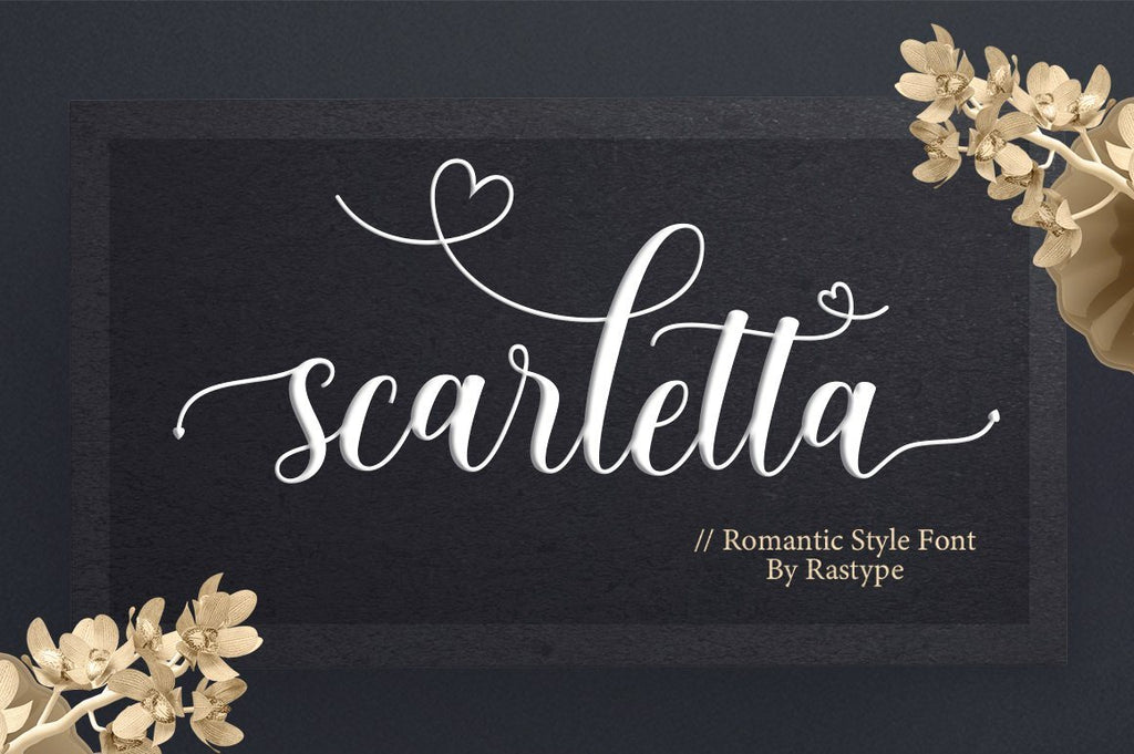 Scarletta Script - So Fontsy