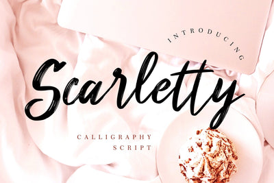 Scarletty Calligraphy Brush Font Creatype Studio 