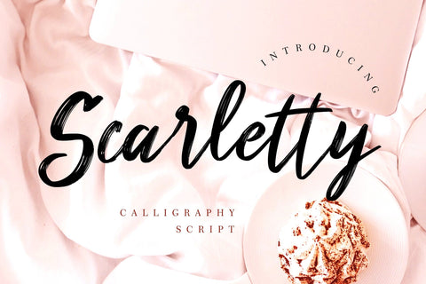 Scarletty Calligraphy Brush Font Creatype Studio 