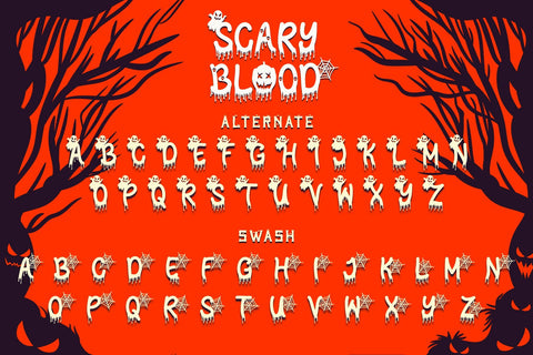 Scary Blood Font Sakha Design Studio 