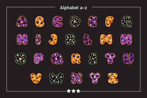 Scary Color Fonts Font Fox7 By Rattana 