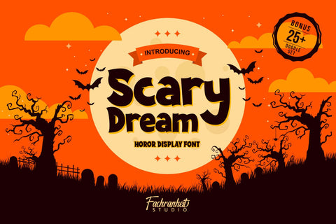 Scary Dream Font Fachranheit Studio