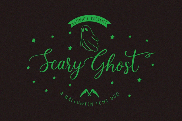 Scary Ghost | Halloween Font | Doodles Font Jimtype Studio 