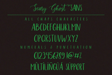 Scary Ghost | Halloween Font | Doodles Font Jimtype Studio 