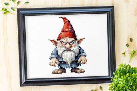 Scary Gnome Sublimation Clipart Bundle Sublimation Regulrcrative 