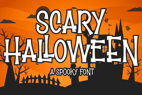 Scary Halloween Font love script 