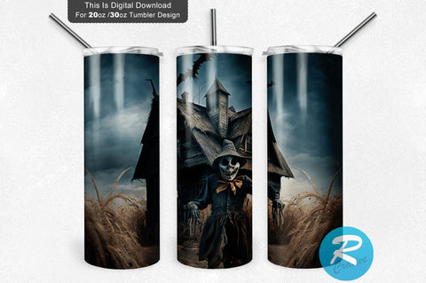 Scary Halloween Home Bats 20 oz / 30 oz Tumbler PNG Sublimation Regulrcrative 