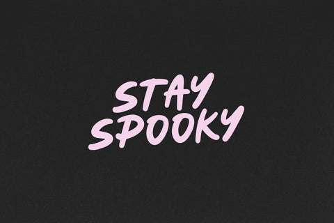 Scary House - Spooky Halloween Font SVG KA Designs 