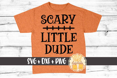 Scary Little Dude - Boy Halloween SVG PNG DXF Cut Files SVG Cheese Toast Digitals 