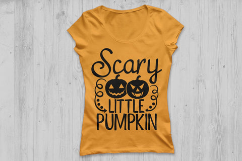Scary Little Pumpkin| Halloween Pumpkin SVG Cutting Files. SVG CosmosFineArt 