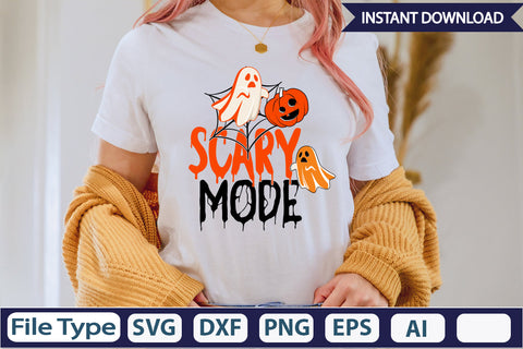 Scary Mode SVG Cut File SVGs,Quotes and Sayings,Food & Drink,On Sale, Print & Cut SVG DesignPlante 503 