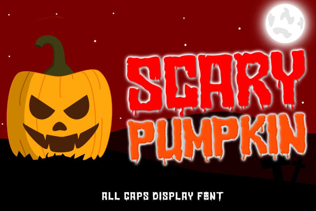 Scary Pumpkin Font Madatype Studio 