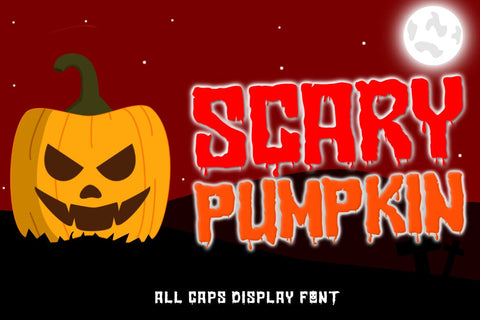 Scary Pumpkin Font Madatype Studio 