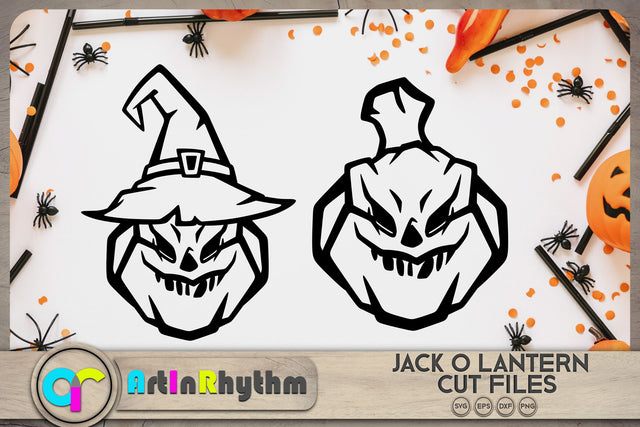 Scary pumpkin SVG / Jack o lantern SVG SVG Artinrhythm shop 