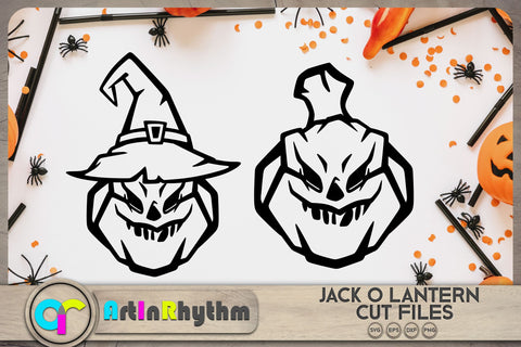 Scary pumpkin SVG / Jack o lantern SVG SVG Artinrhythm shop 
