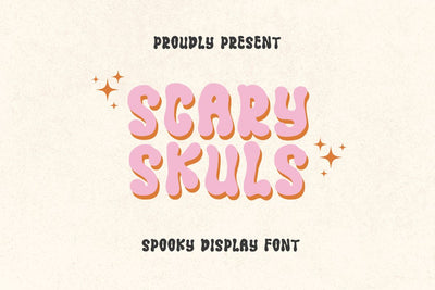 Scary Skuls - Spooky Display Font Font Masyafi Studio 