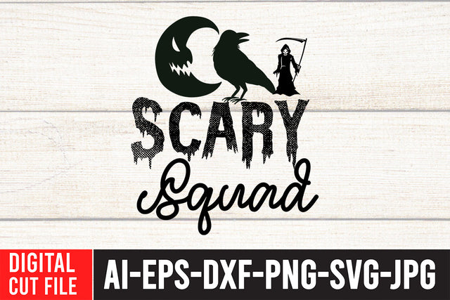 Scary Squad SVG Design SVG BlackCatsMedia 