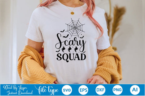 Scary Squad SVG SVGs,Quotes and Sayings,Food & Drink,On Sale, Print & Cut SVG DesignPlante 503 