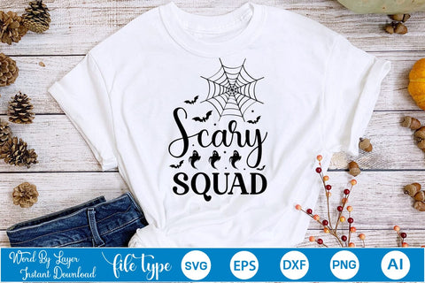 Scary Squad SVG SVGs,Quotes and Sayings,Food & Drink,On Sale, Print & Cut SVG DesignPlante 503 