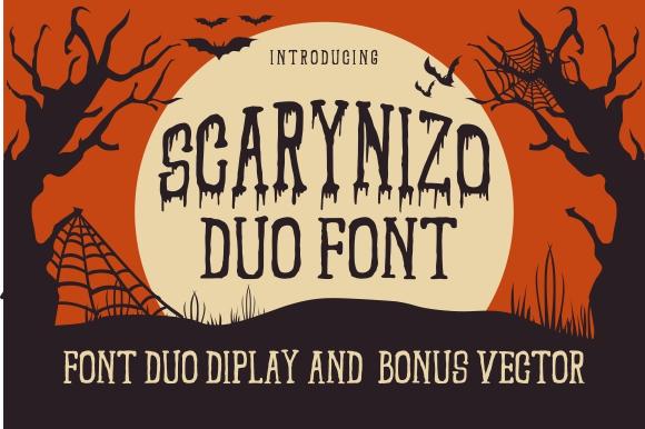 SCARYNIZO Font eknojistudio99 