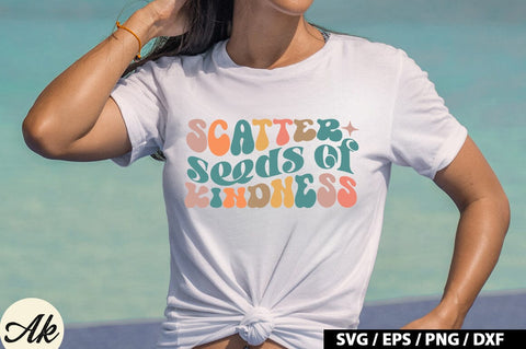 Scatter seeds of kindness Retro SVG SVG akazaddesign 