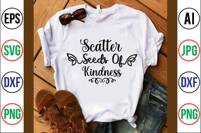 Scatter seeds of kindness svg SVG nirmal108roy 