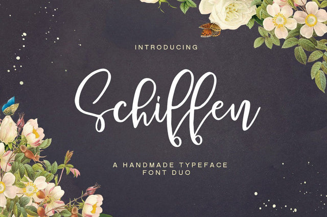 Schiffen Script Font Duo Mock Up Photo Youngtype 