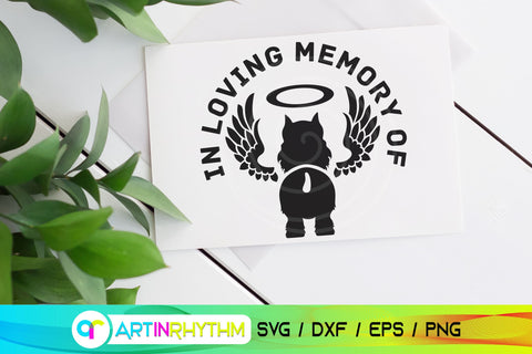 Schnauzer Pet Dog Memorial SVG SVG Artinrhythm shop 