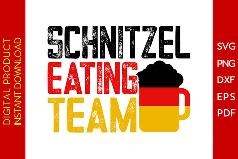 Schnitzel Eating Team Oktoberfest SVG PNG PDF Cut File SVG Creativedesigntee 