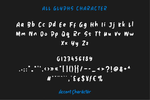 School Bag Font twinletter 