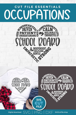 School Board svg - a school board member svg for Cricut and Silhouette SVG SVG Cut File 