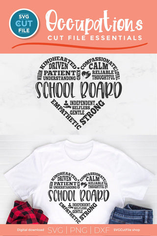 School Board svg - a school board member svg for Cricut and Silhouette SVG SVG Cut File 