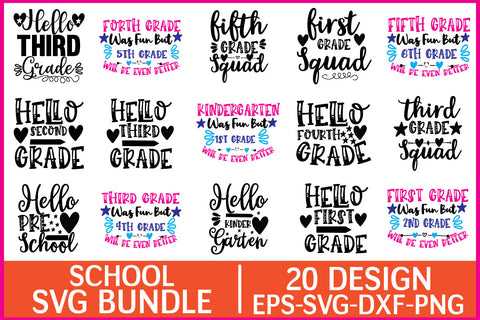 School Bundle SVG md faruk hossain 