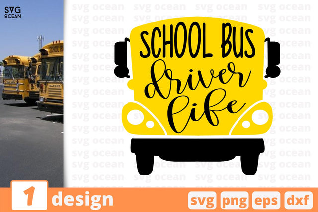 School bus driver life, School bus quote cricut svg SVG SvgOcean 