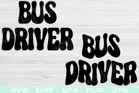 School Bus Driver Svg, Back To School Svg, Dxf, Eps, Png Instant Digital Download Design Cut Files For Cricut, Glowforge, Silhouette Vector SVG TiffsCraftyCreations 